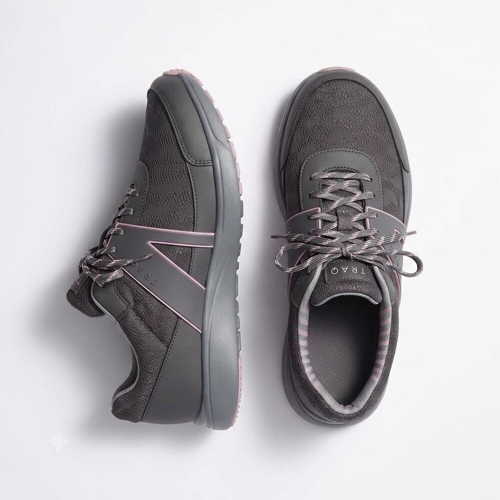 Traq Alegria Qarma Grey Chasm Shoes Comfort Walking Sport Womens 42 11.5 12